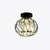 Contemporary Crystal Metal Flush Mount Ceiling Light