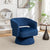 Swivel Barrel Chair, Velvet Accent Armchair - 360° Swivel, Stylish for Living Room/Bedroom, Comfortable Velvet Material