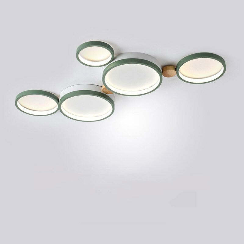 Contemporary Round Flush Mount Ceiling Light