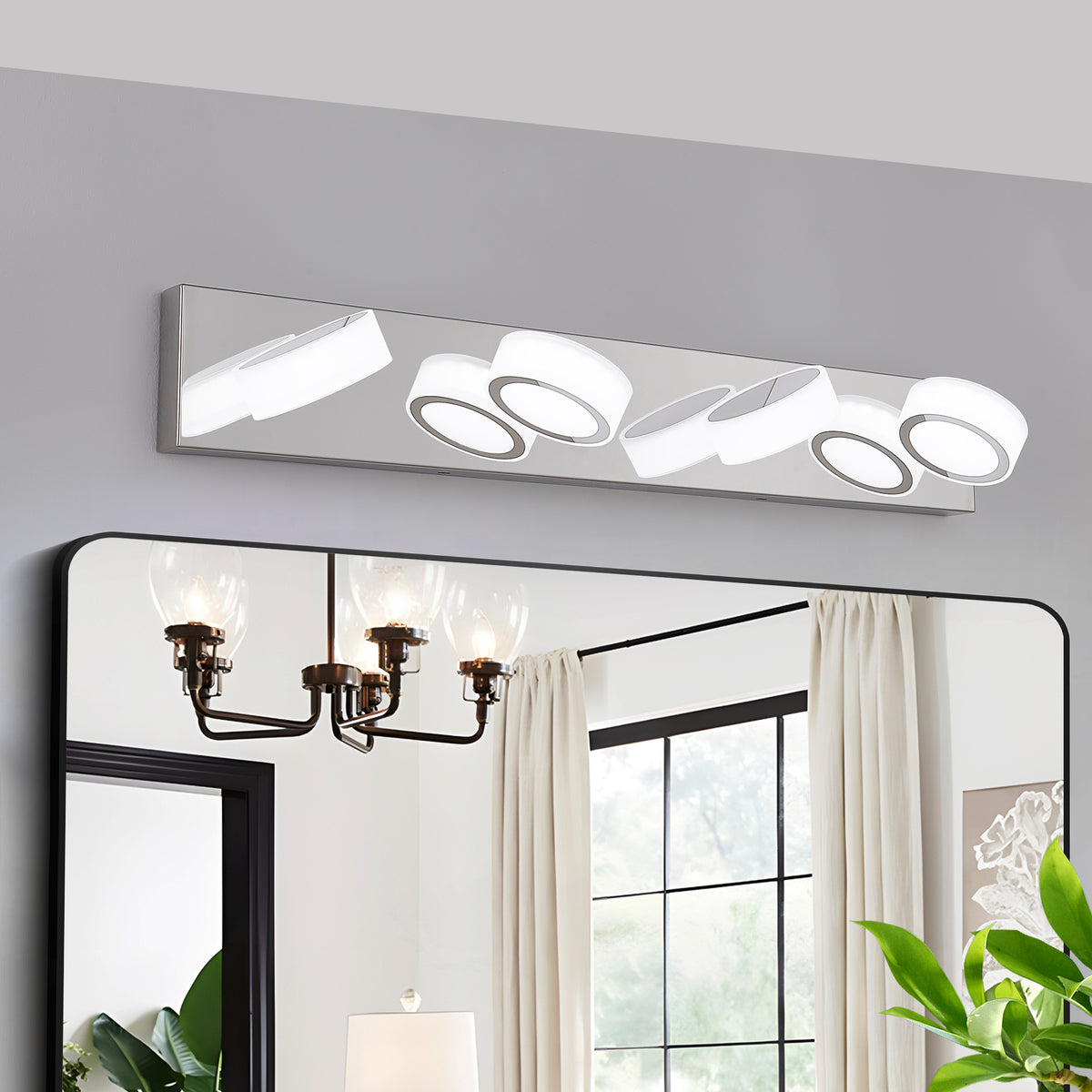 Aestin&#39;s LED Modern Chrome 4-Light Vanity Lights