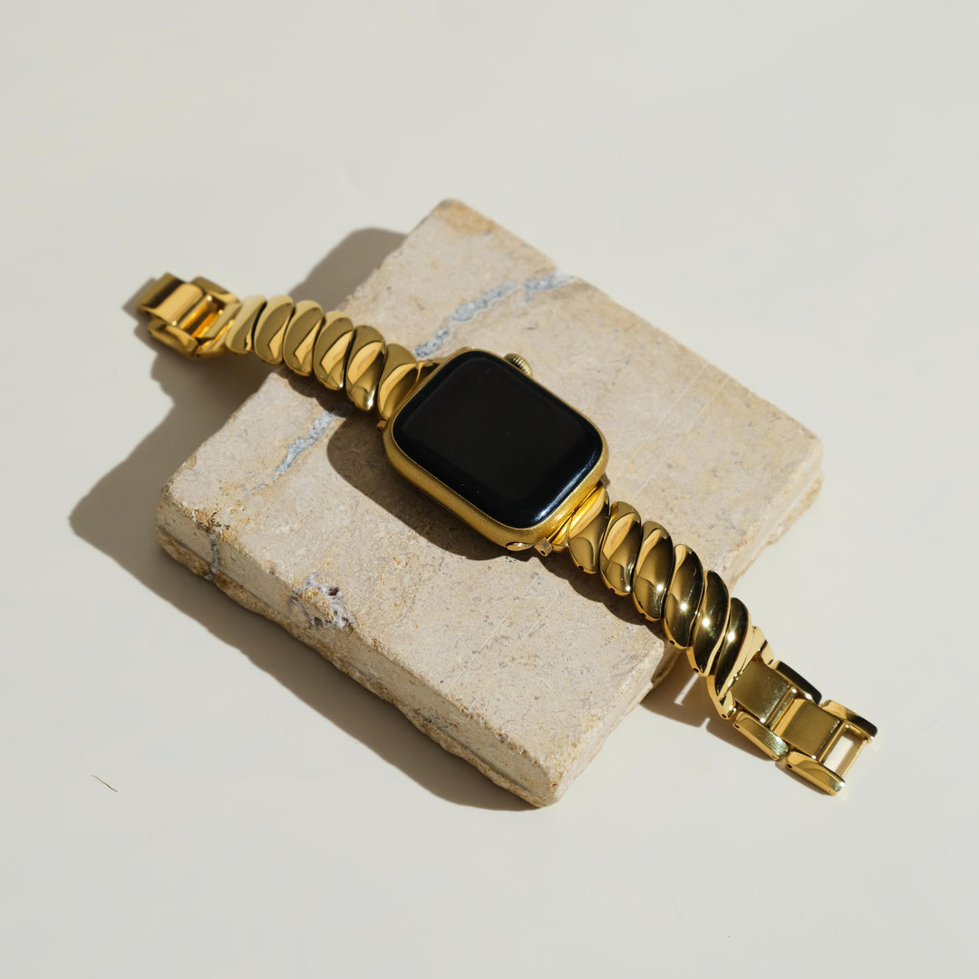 Dazzling Stainless Steel Apple Watch Bands for Women
