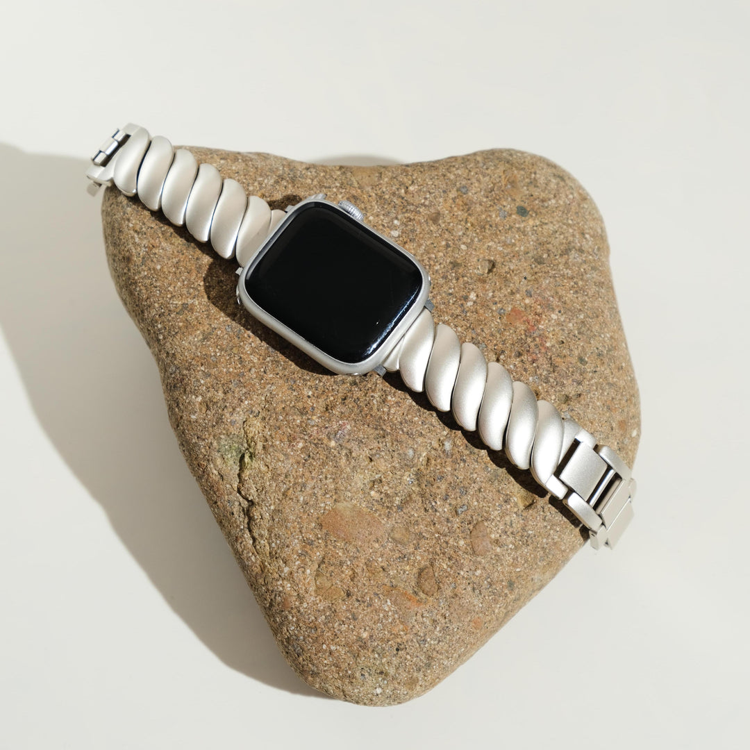 Dazzling Stainless Steel Apple Watch Bands for Women