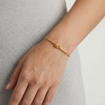 Load image into Gallery viewer, Twisted Knot Bar Bracelet
