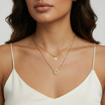 Load image into Gallery viewer, Sunshine Smiley Layered Necklace
