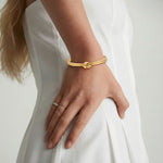 Load image into Gallery viewer, Golden Knot Cuff
