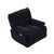 Black 360° Swivel Glider Recliner Chair