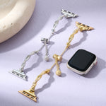 Load image into Gallery viewer, Modern Metal Twist Apple Watch Bands for Women
