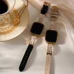 Load image into Gallery viewer, Minimalist Leather Apple Watch Bands for Women

