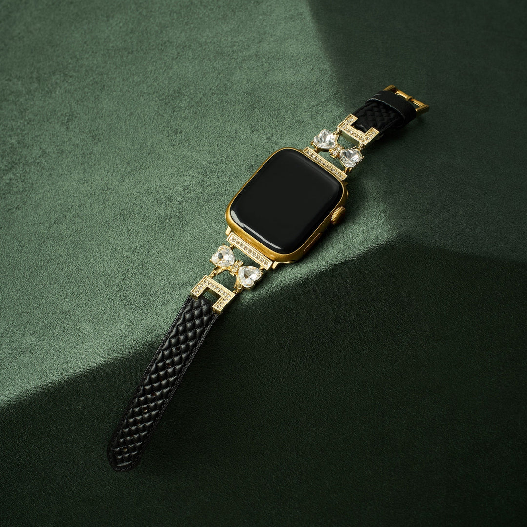 Luxury Leather Apple Watch Bands for Women