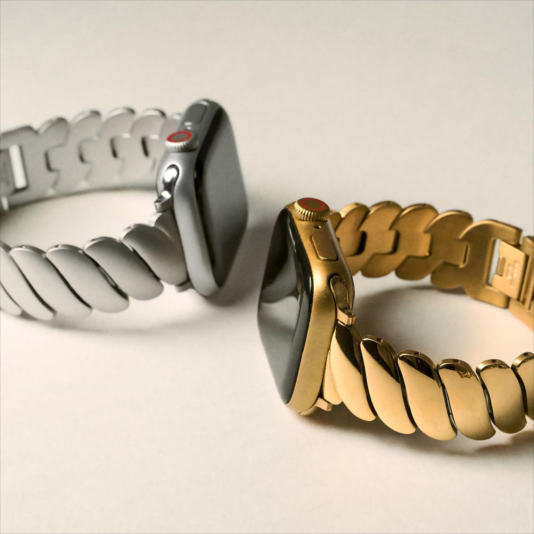 Dazzling Stainless Steel Apple Watch Bands for Women