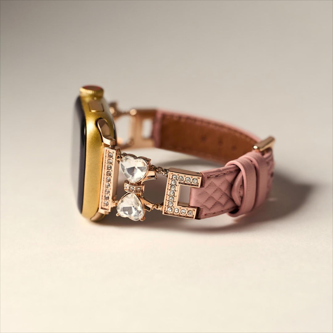 Luxury Leather Apple Watch Bands for Women