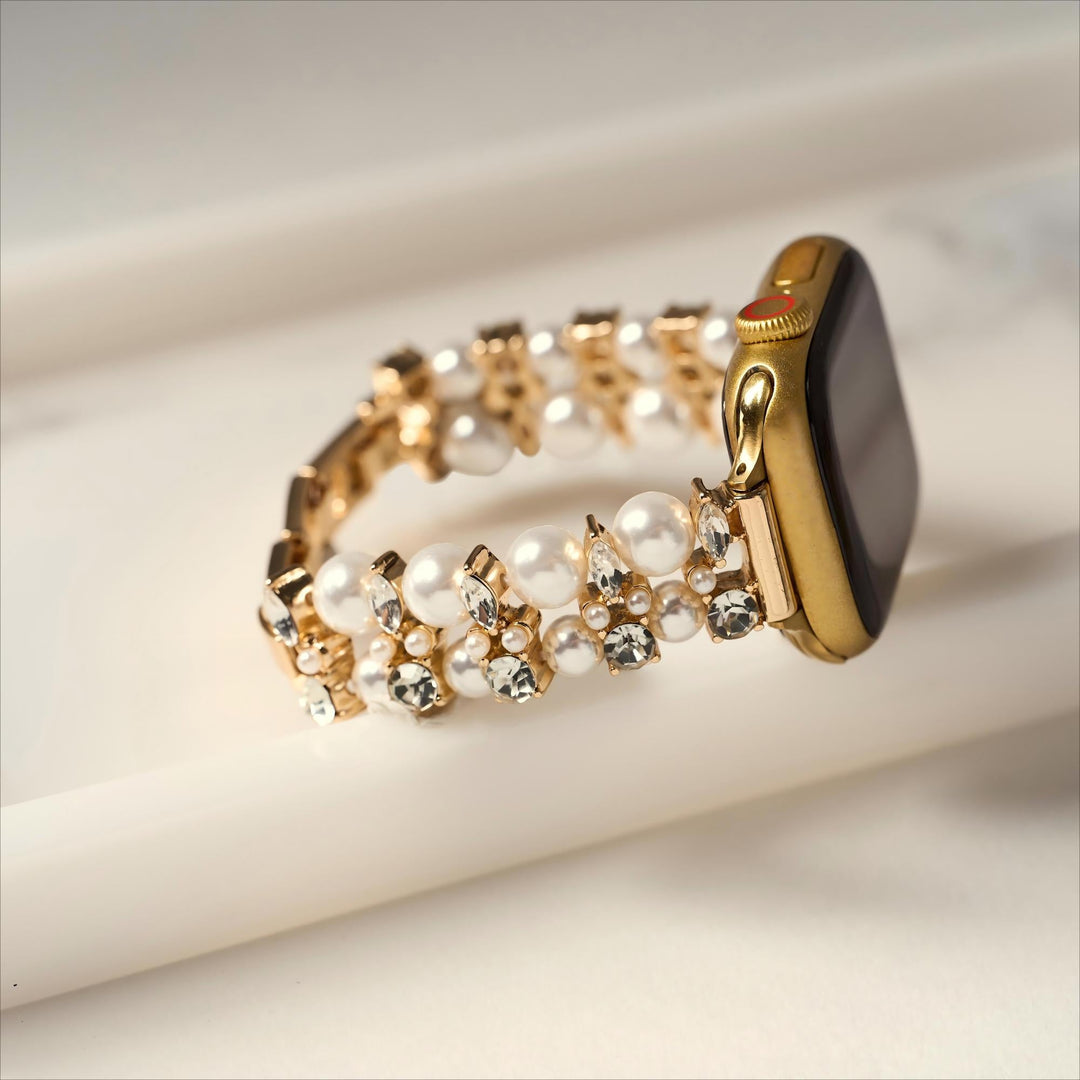 Luxury Pearly Apple Watch Bands for Women