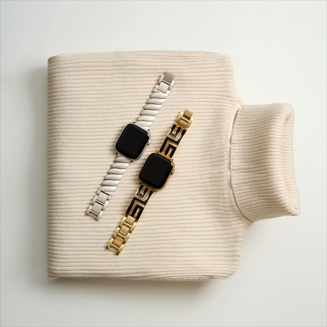 Dazzling Stainless Steel Apple Watch Bands for Women