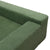 Addis 4-Seat Modular Convertible Sofa in Green