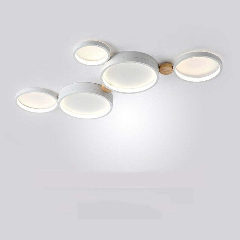 Contemporary Round Flush Mount Ceiling Light