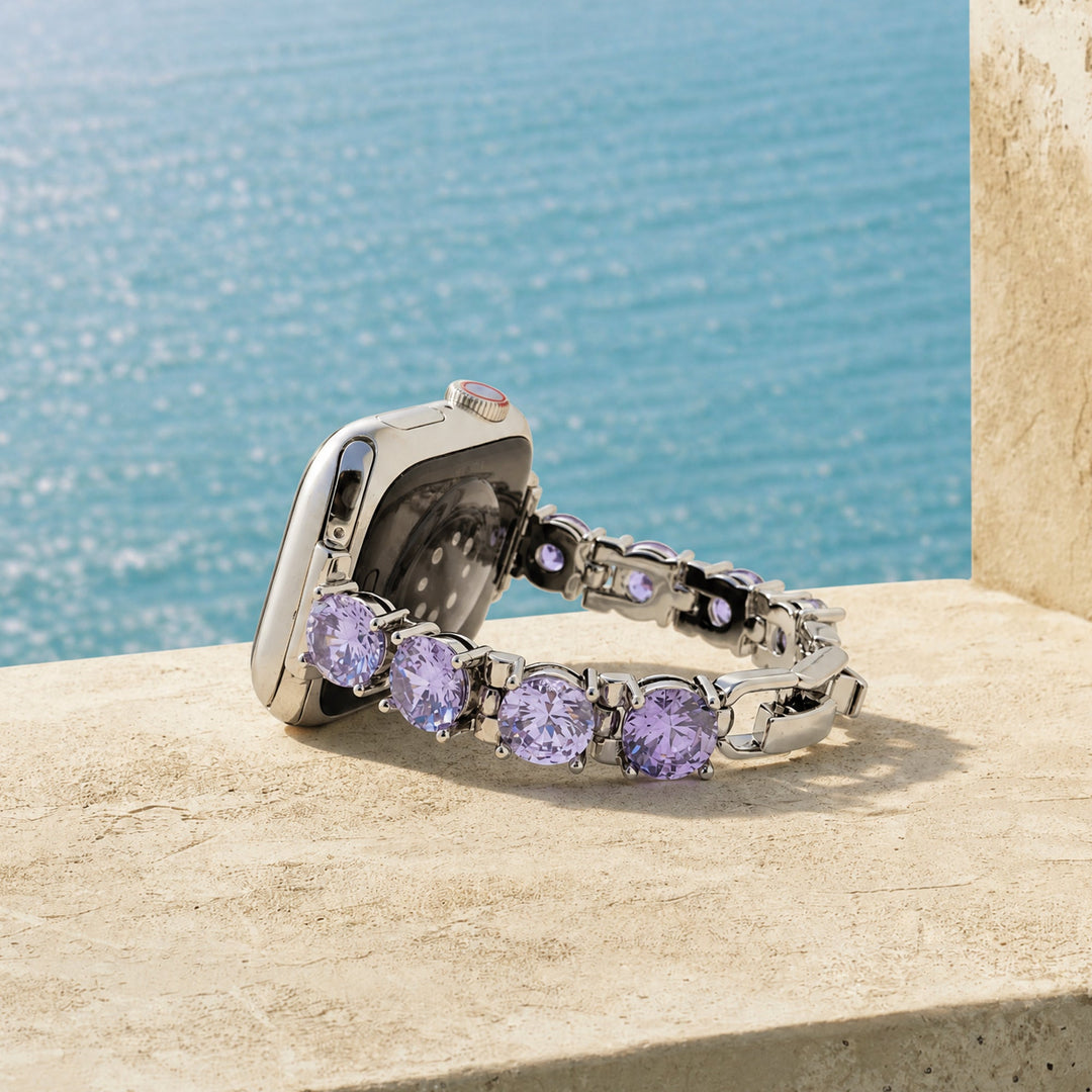 Modern Copper Zircon Apple Watch Bands for Women