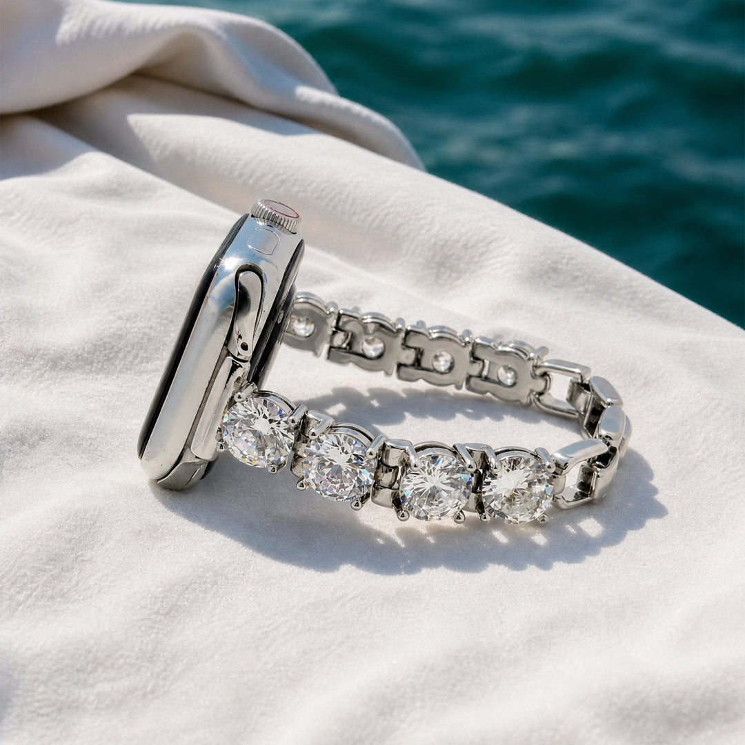 Modern Copper Zircon Apple Watch Bands for Women