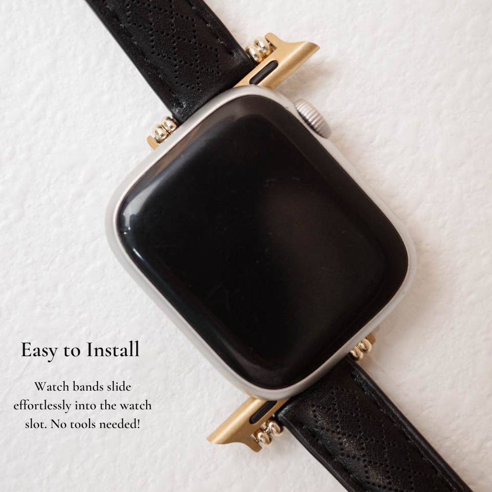 Sleek Floral Apple Watch Bands for Women