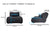 Freely Arrangeable Modern Oversized Chenille Sofa Set In Black With Cylindrical Pillows