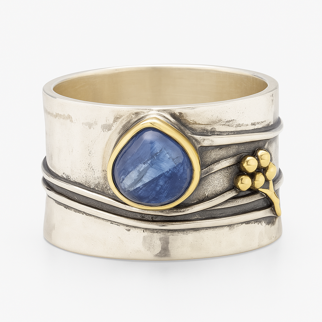 Sparkling Gemstone Bohemian Meditation Ring