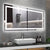 Aestin's 60 x 32 Inch Bathroom Mirror with Dimmable LED Lights & Anti-Fog