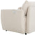 Khartoum Sectional Sofa with Movable Ottoman in Beige Chenille