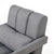 Modern Dark Gray Upholstered Accent Chair