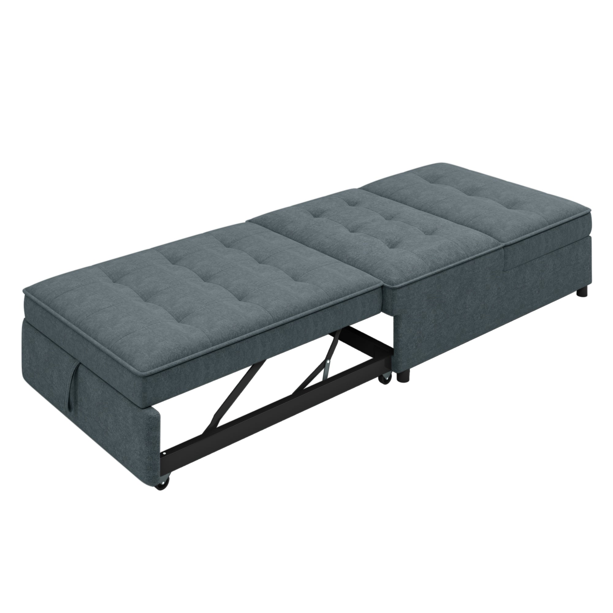 Dark Blue 4-in-1 Sofa Bed Chair