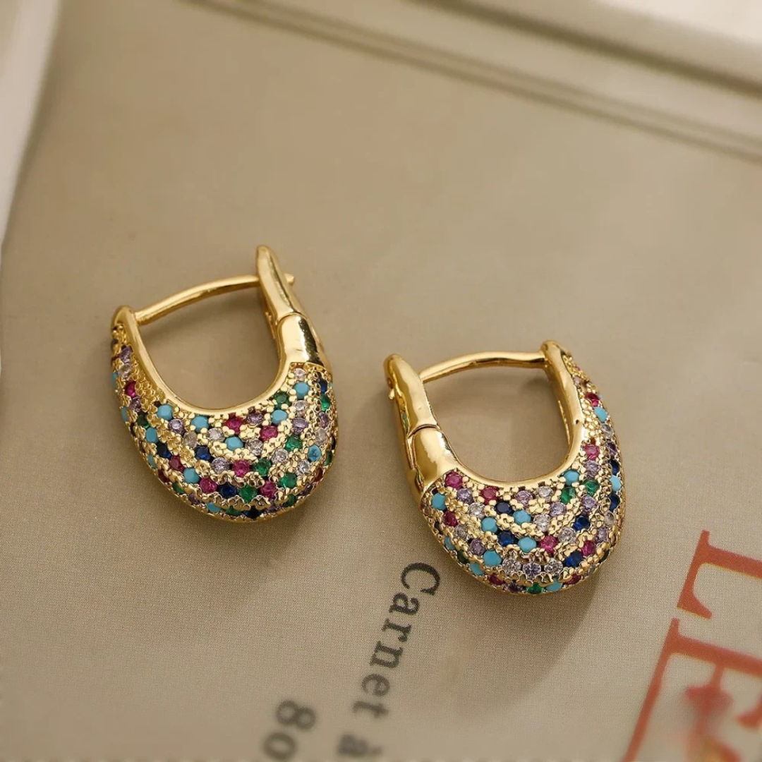 Chic Crystal Drop Earrings