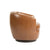 Light Brown Upholstered Accent Swivel Chair