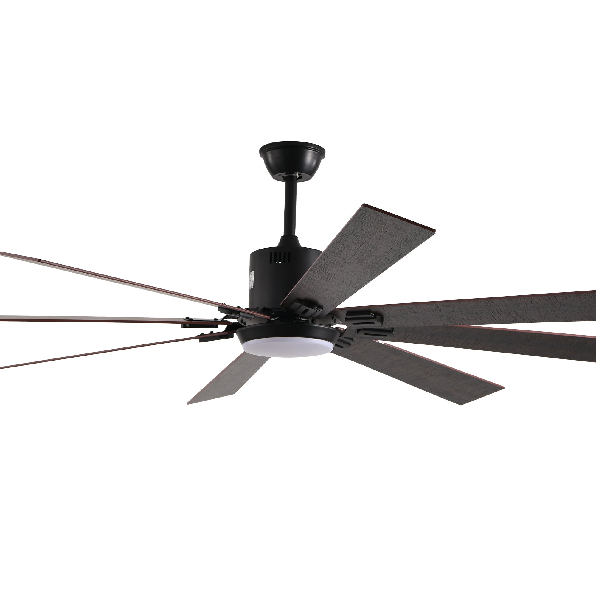 Walnut LED Ceiling Fan Light with 8 Wooden Blades