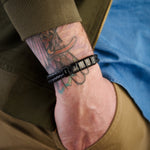 Load image into Gallery viewer, Minimal Personalized Name(s) Leather Bracelet
