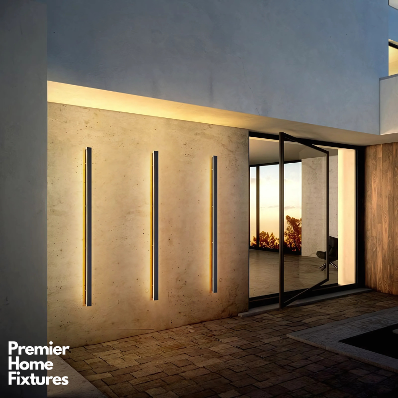 Minimal Modern Outdoor Wall Light With Anti-Rust