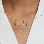 Load image into Gallery viewer, Timeless Bubble Drop Name Necklace
