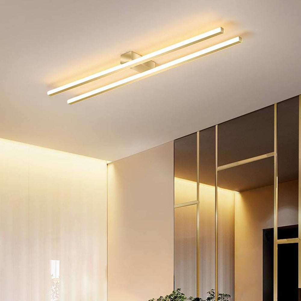 Contemporary Flush Mount Ceiling Light with Integrated LED