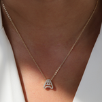 Load image into Gallery viewer, Dazzling Diamond Initial Necklace
