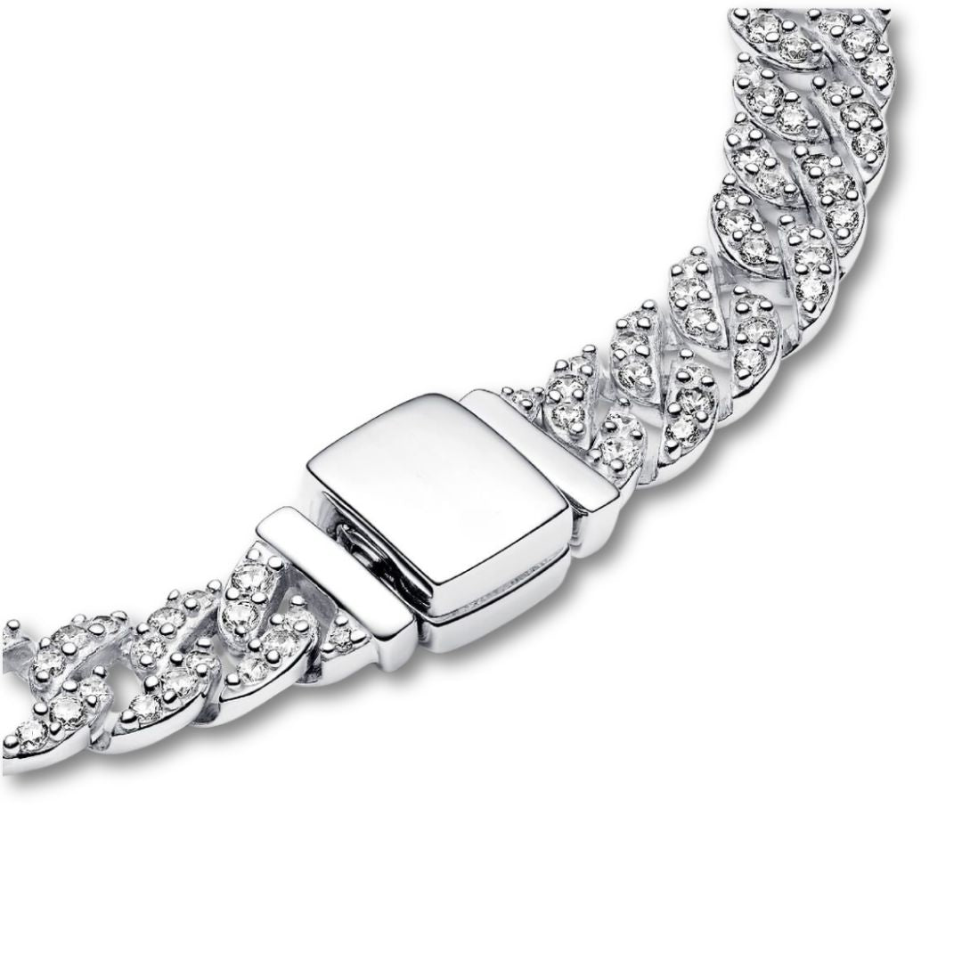 Bohemian Moissanite Cuban Link Bracelet