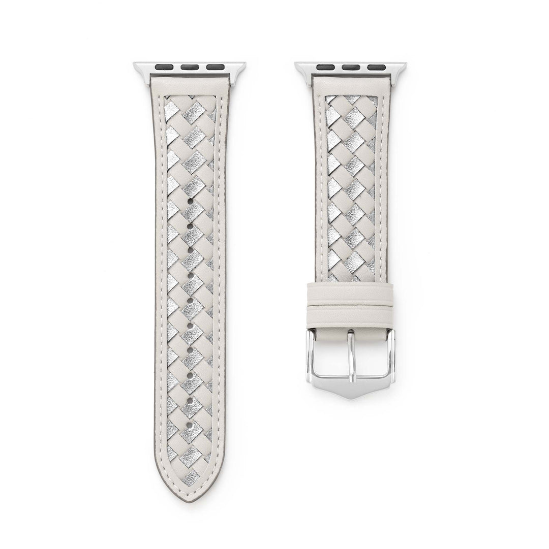 Classic Leather Braided Apple Watch Bands for Women