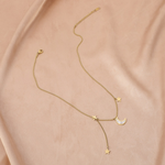 Load image into Gallery viewer, Star and Moon Necklace Crescent Moon
