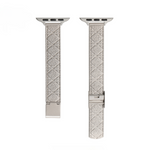 Load image into Gallery viewer, Luxury Stainless Steel Diamond Textured Apple Watch Bands for Women
