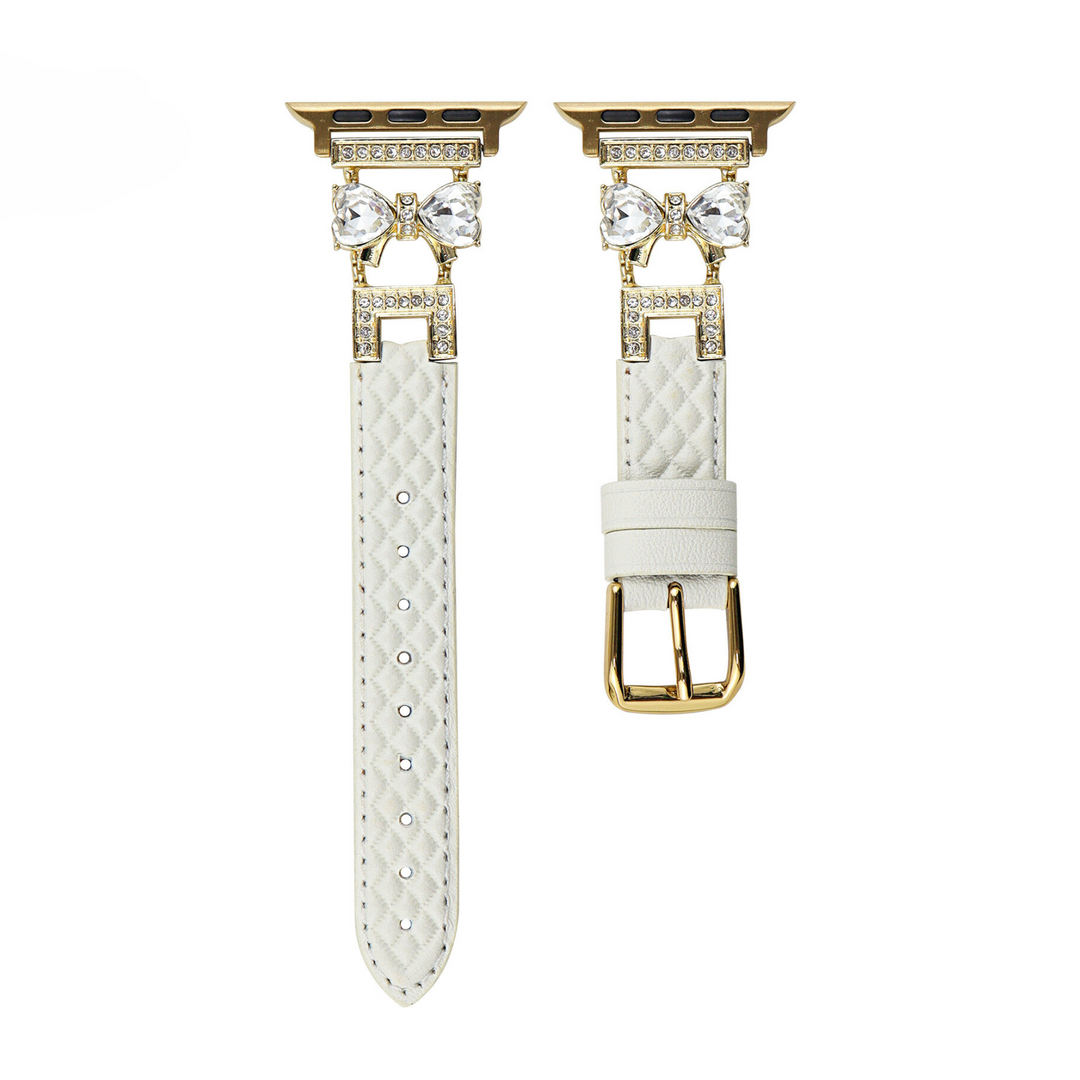 Luxury Leather Apple Watch Bands for Women