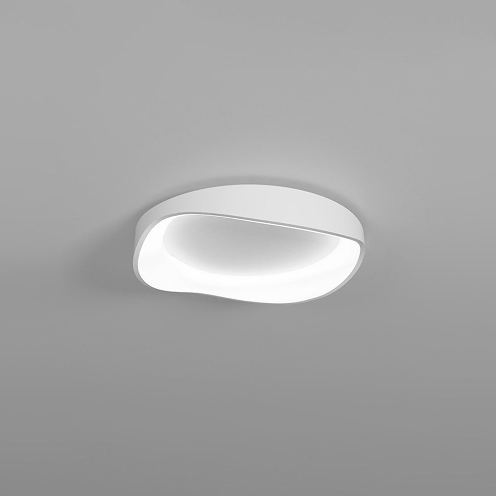 Contemporary Wave Flush Mount Ceiling Light