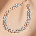 Load image into Gallery viewer, Love Hearts Diamond Bracelet
