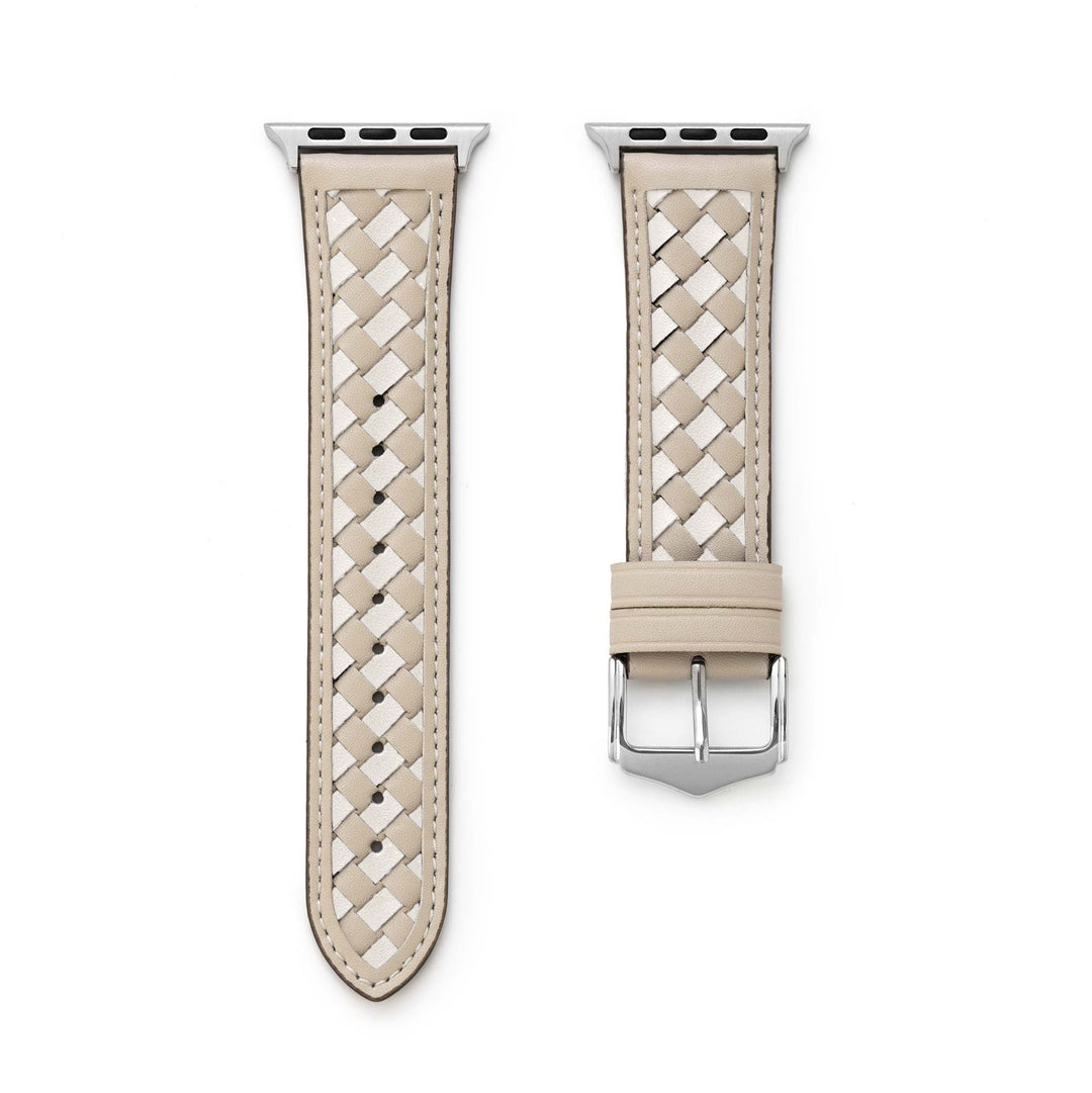 Classic Leather Braided Apple Watch Bands for Women