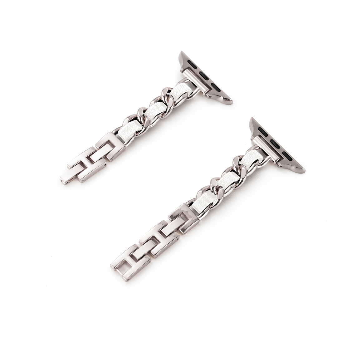 Classic Metal Twist Apple Watch Bands for Women