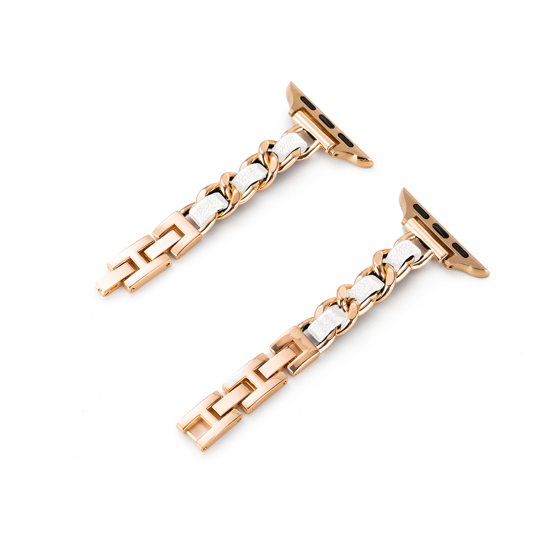 Classic Metal Twist Apple Watch Bands for Women