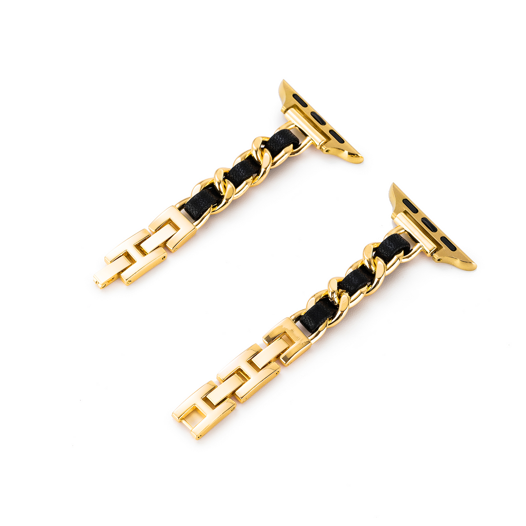 Classic Metal Twist Apple Watch Bands for Women