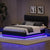 Hydraulic Lift Queen Bed with RGB LED Lighting