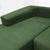 Addis 4-Seat Modular Convertible Sofa in Green