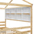 Full Size Bed with Roof, Bedside Shelves, and Under Bed Storage